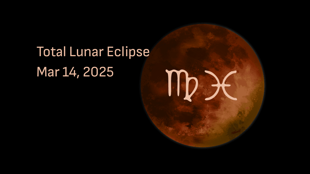 Total lunar eclipse on March 14, 2025