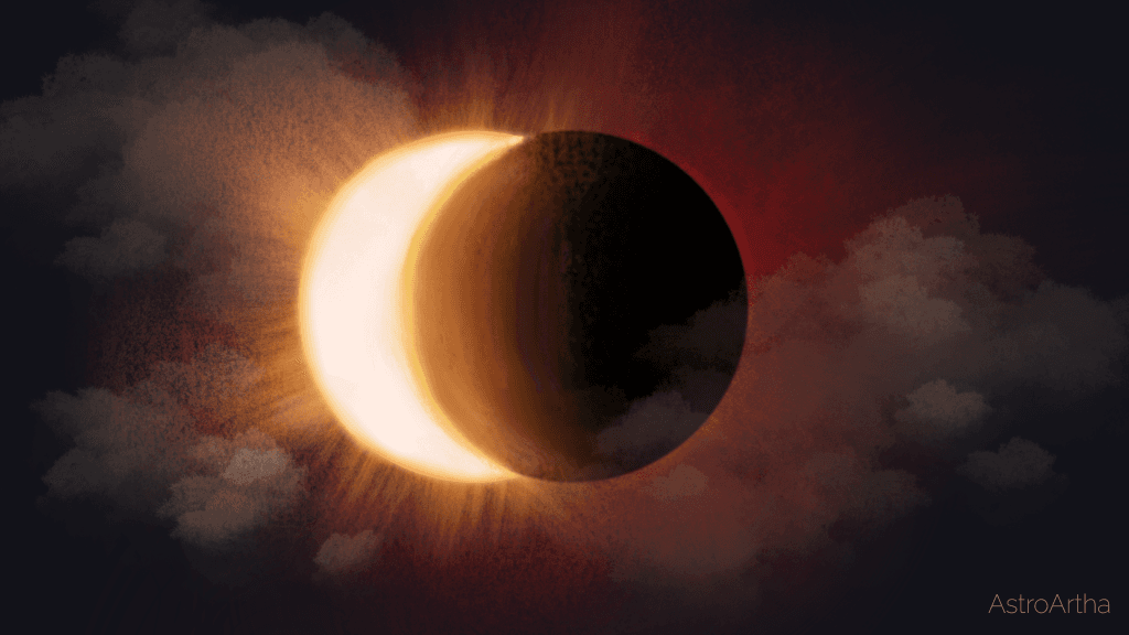 Solar Eclipse by AstroArtha
